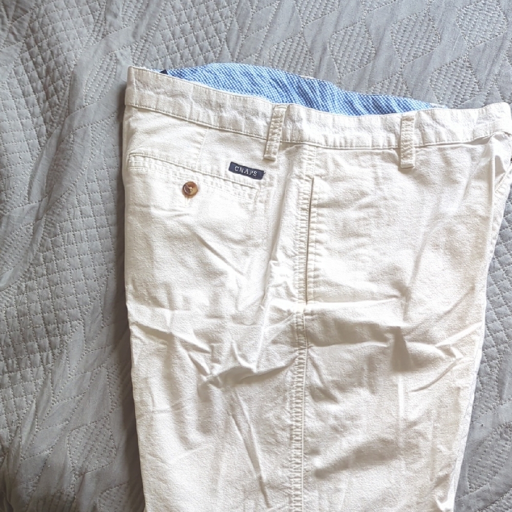 Chaps Cream Chinos for Effortless Style